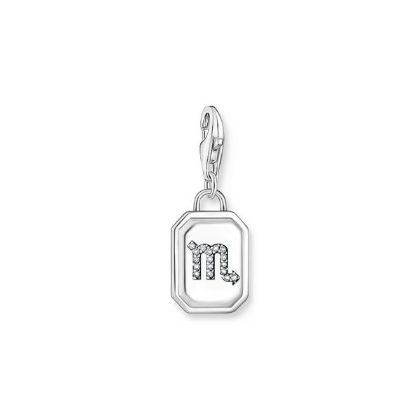 Thomas Sabo Zirconia Scorpio Zodiac Sign Silver Charm Peter Jackson