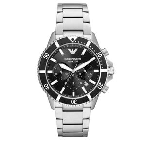 Black armani watch online mens