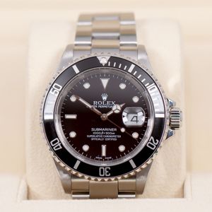 Rolex Submariner 16610 Black Dial Watch Peter Jackson