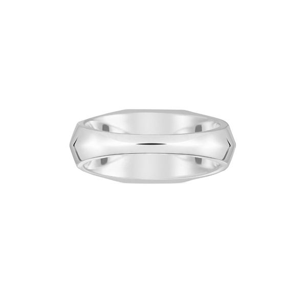 Gucci Trademark Hexagon Silver Ring