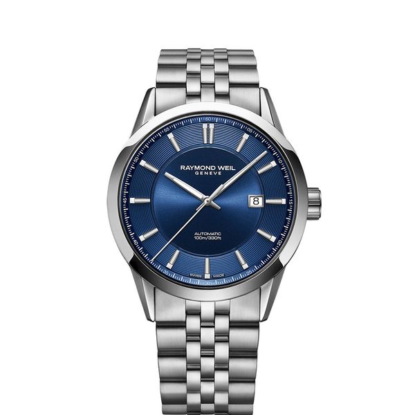 Raymond Weil Blue Freelancer Gents Bracelet Watch 2731-ST-50001 ...