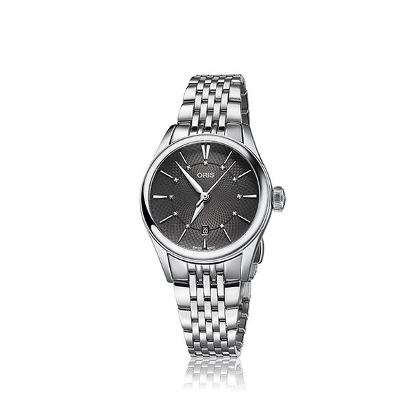 Oris artelier deals date diamonds