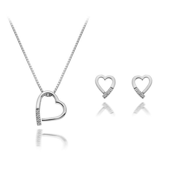 Hot diamonds necklace sale and earrings set