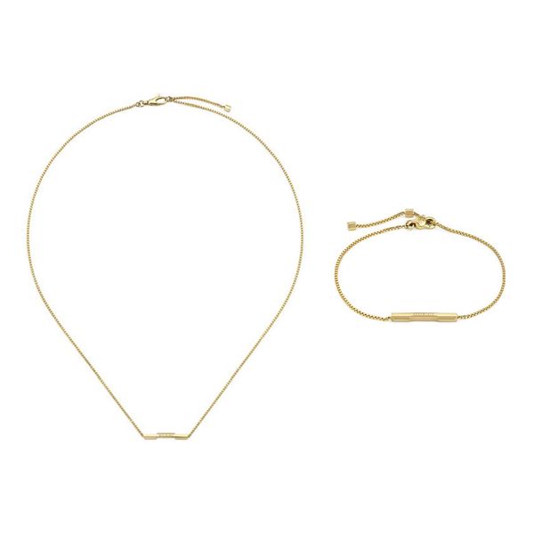 Gucci Link To Love 18ct Gold Necklace & Bracelet Gift Set|Peter Jackson