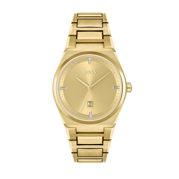 Hugo boss watch online gold and silver