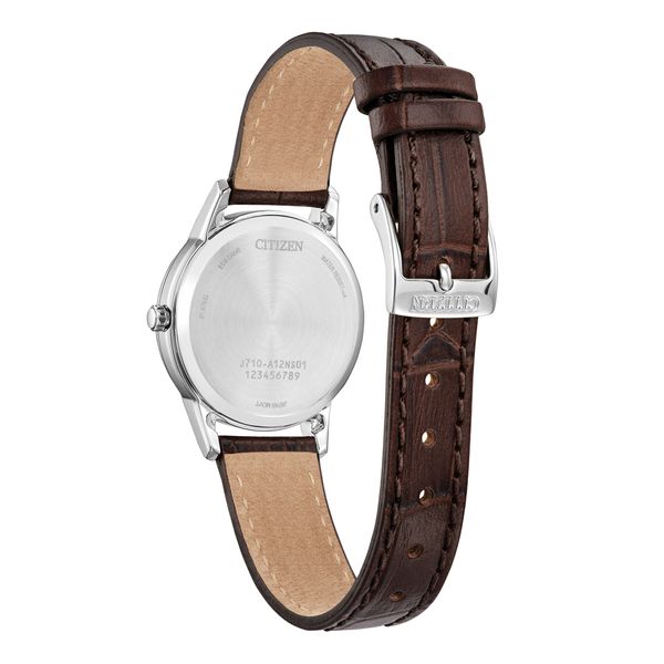 Citizen ladies watch leather strap best sale