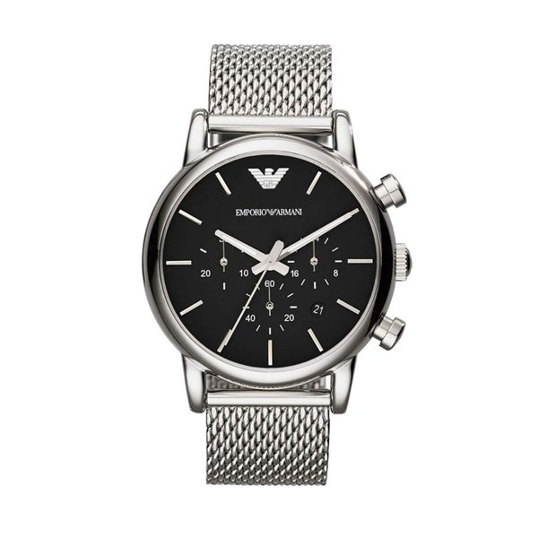 Emporio Armani Luigi Gents Black Dial Bracelet Watch|Peter Jackson