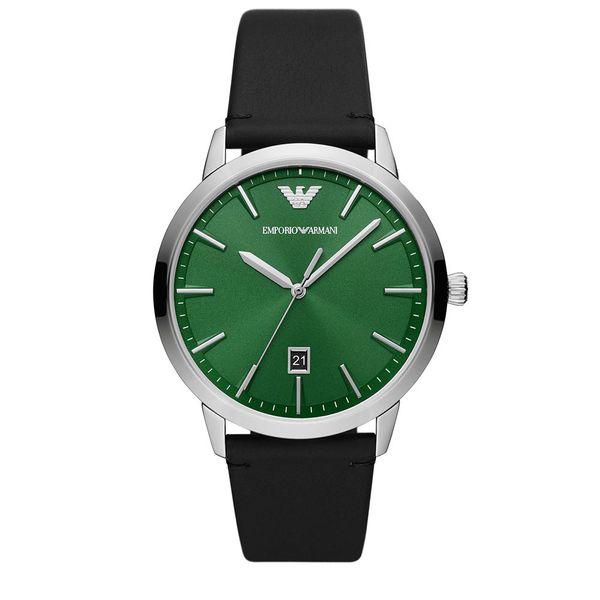 Armani green 2024 strap watch