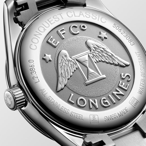 Longines Conquest Mother of Pearl Diamond Bezel Watch Peter Jackson