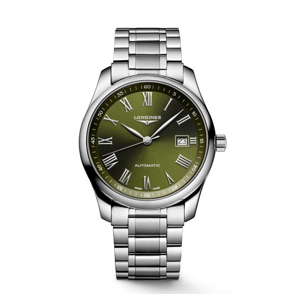 Longines Master Automatic Green Bracelet Watch Peter Jackson