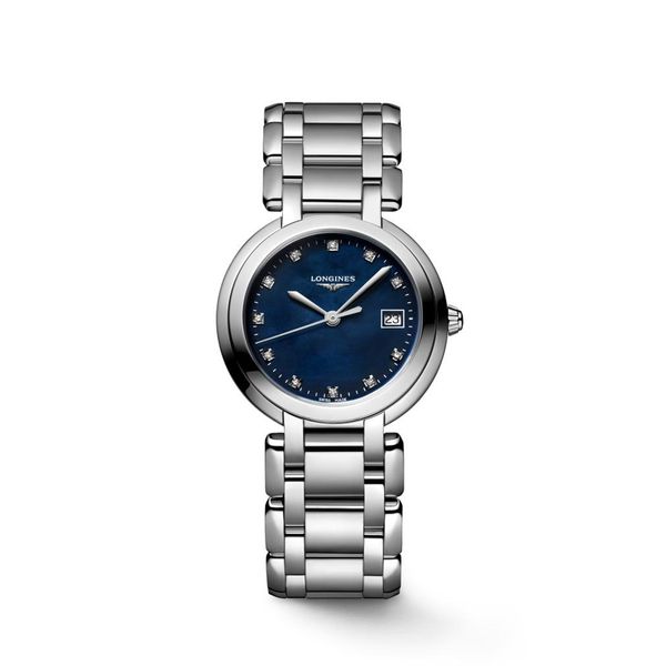 Longines PrimaLuna Blue Mother Pearl Diamond Watch Peter