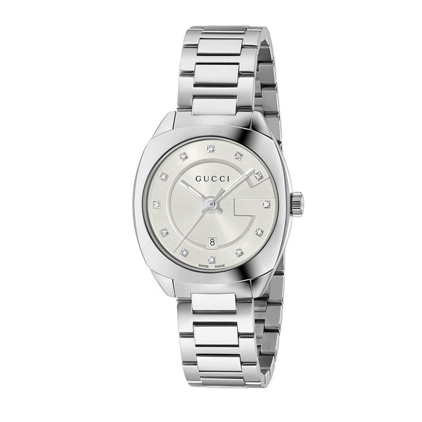 gucci women's stainless steel bracelet watch