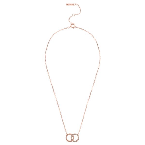 olivia burton interlink necklace gold