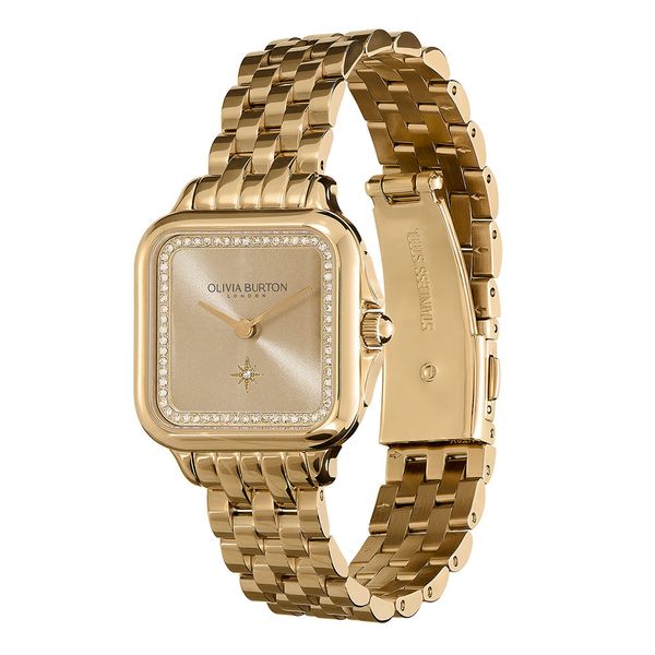 Olivia Burton Grosvenor 28mm Gold Watch Peter Jackson