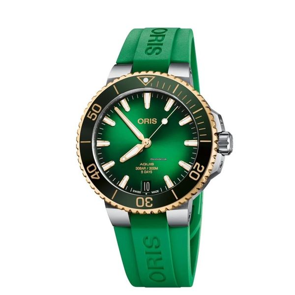 Oris aquis shop green 2018 review