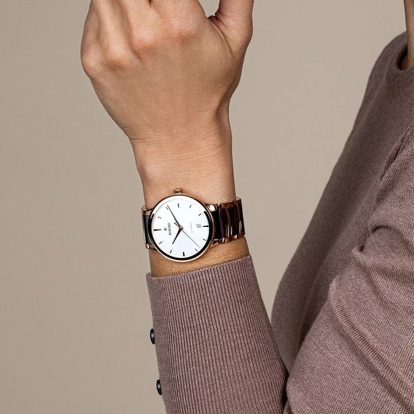 Rose gold clearance ceramic watch