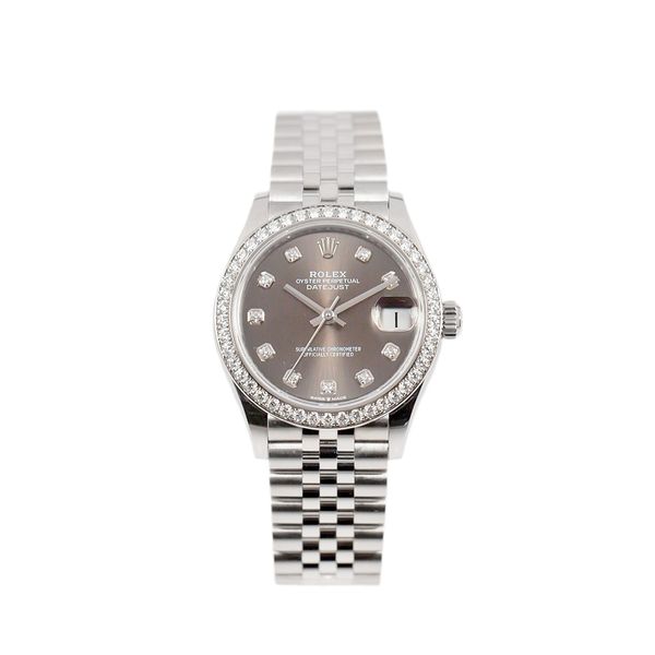 Rolex ladies datejust 31 diamond online bezel