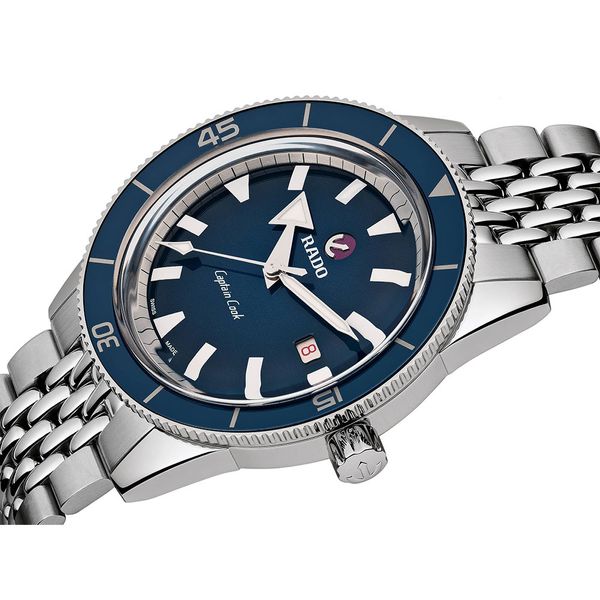 Rado Gents Captain Cook Blue Dial Hyperchrome Watch R32505203