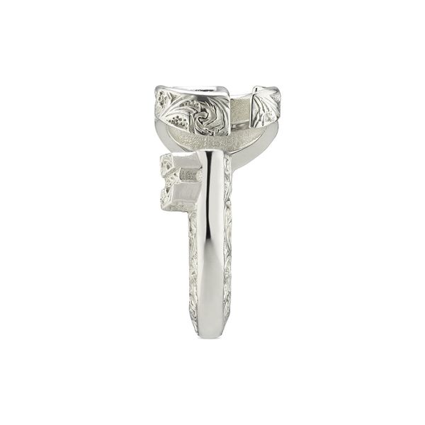 Gucci women's silver on sale rings