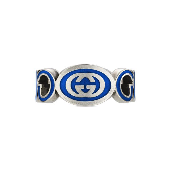 Gucci - Men - logo-engraved Silver Ring Silver - 16